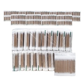 Natural cotton wooden cotton swabs 100Px200 bags 20000 pieces, 100 pieces, 200 pieces / 천연솜 나무면봉 100Px200봉 20000개, 100개입, 200개