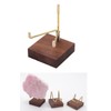 Perfeclan Wooden Display Stand for Fossils, Rocks, Geode, Agate, Crystals,
