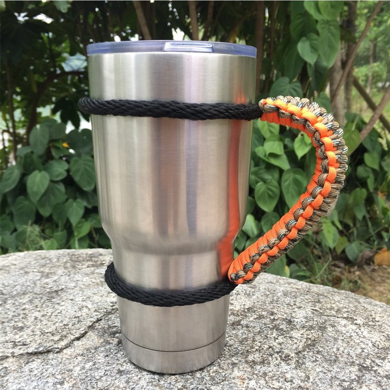 MOCE Handmade Paracord Handle for Yeti/Rtic/Ozark Trail Rambler 30 Oz