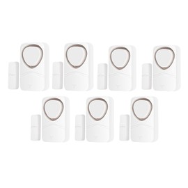 GreenCycle Door Alarms When Opened, Door Alarm, Window Alarm Sensors, Door Chime, Door Sensor, 4 Modes to Choose, 110dB High Volumem, for Home Garage Apartment Office，7PK