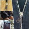 Ouligay 10pcs Zipper Pull Replacement Detachable Zipper Pull Tab Metal