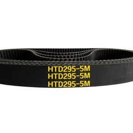 Sankuai HTD-5M-295 Timing Belt, Width 12 mm, 59 Teeth, Timing Belt 295-5 m 12 mm, HTD 5M-295-12 Pack of 3