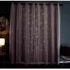 Quioo Store Cortinas Blackout Con Estrellas De 132x240 Cm P/niños
