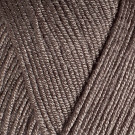 3 madejas La Mia Baby Boom, 100% hilo acrílico antipilling para tejer y ganchillo, cada uno 100 g (3.5 oz) / 250 m (273 yardas), peso 3: luz Dk, gris - 1921