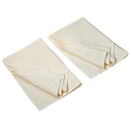 KRISMYA 2 Pack Linen Bread Proofing Towels Linen Cloth Flour Sack Towels, 13 x 19 inches for Bread Baking Fermenting Baguettes, Loaves