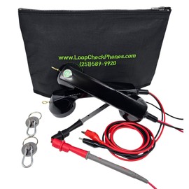 Loop Check® Phones Electrician Continuity Test Phone Set with Magnets TE002-NBM