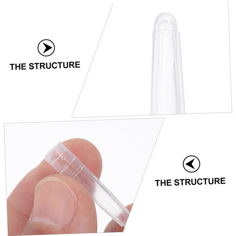 BIUDECO 200Pcs Non Slip Tweezers Tip Protector Covers for Elbow