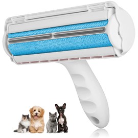 MILIWAN Pet Hair Brush Reusable Washable Dog Cat Hair Remover Fabric Clothes Sofa