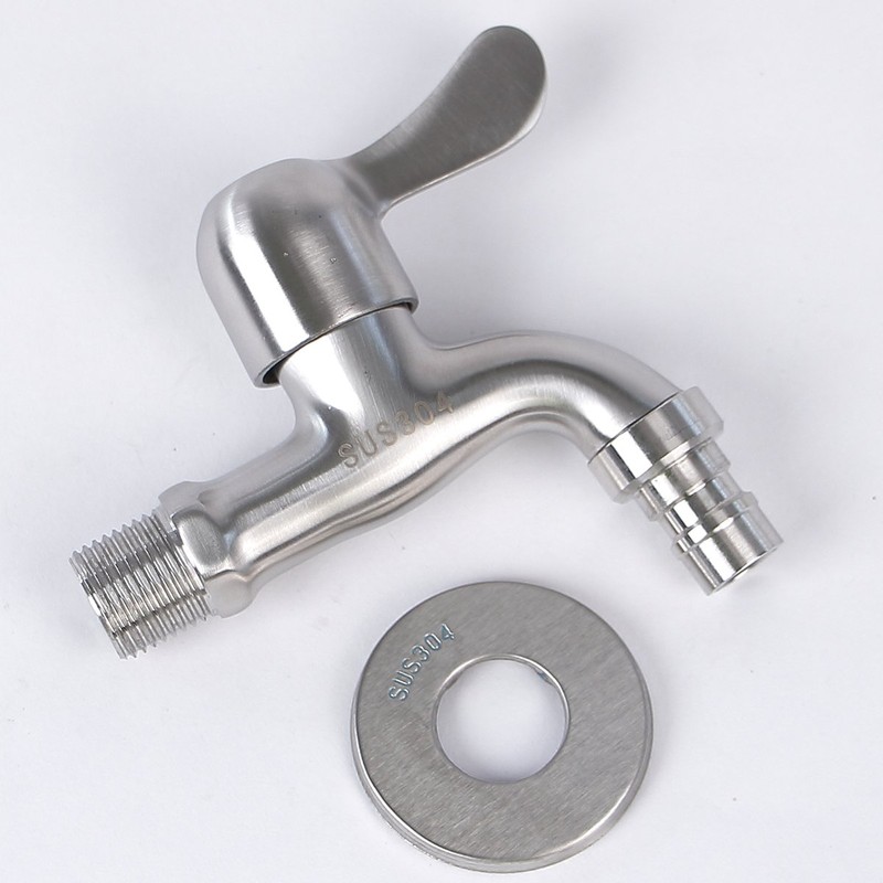 Tap Cast Stainless Steel 304 Outlet Tap Tap 1/2 Inch