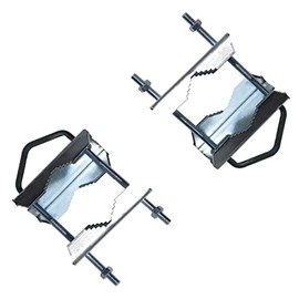 ZN10C8 (Pack of 2) - Giant Railing Bench for TV Aerial Mast, Mast Bench for Aerials from 25 to 55 mm, Digital Terrestrial TV Aerial Mount, Made in Italy