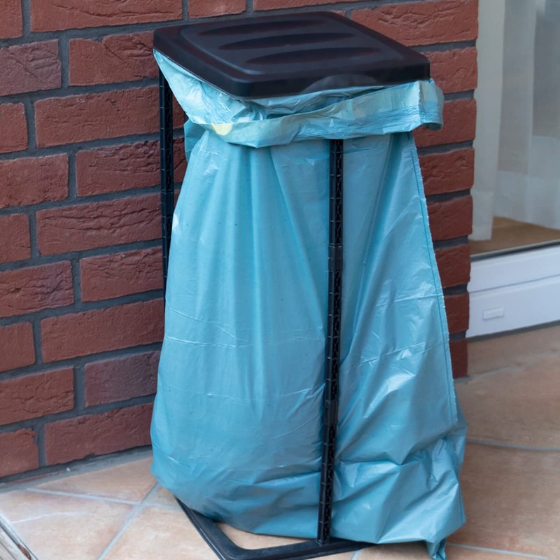 120 L Blue Bin Liners with Drawstring (120 L, Blue,