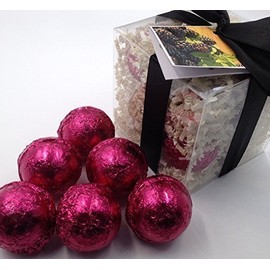 Spa Pure BLACKBERRYTANGERINE Bath Bombs: GIFT SET with 6 Bath Bomb Fizzies with Shea, Mango & Cocoa Butter, Ultra Moisturizing (14 Oz) Great for Dry Skin, All Skin Types (Blackberry Tangerine)