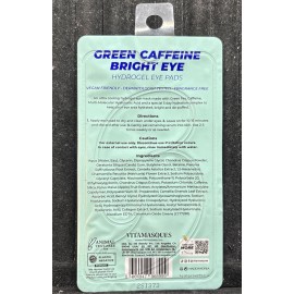 vitamasoues x2 Vitamasques green caffeine bright eye hydrogel eye pads