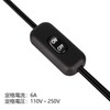 Billichodou Inline Cord Switch AC250V 6A On-Off Intermediate Switch Control