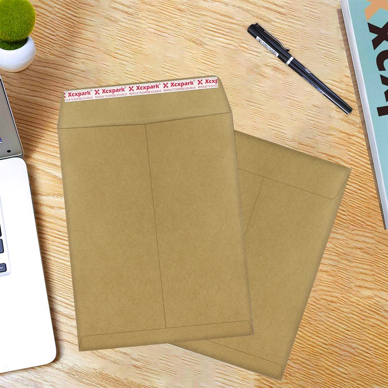 Xxcxpark 60 PCS 10x13 inches Security Catalog Envelopes Printable Self