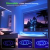 JOYLIT 4MM Width Neon LED Strip Lights Blue 16.4FT/5M, 24V