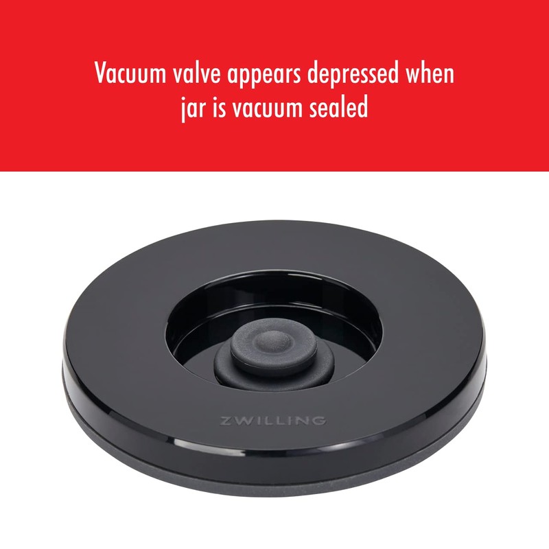 ZWILLING Enfinigy Vacuum Lid for Power Blender Jar - Black