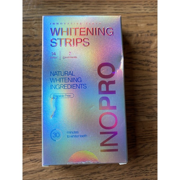 Inopro Whitening Strips 7 Trestments Total 14 Strips Exp 12/25