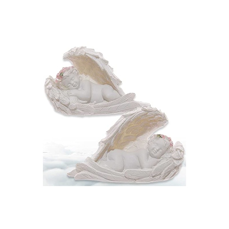 Decorative Angel "Sweet Dreaming Angels", Set of 2 Sleeping Miniature