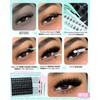 Thick Fairy Lash Clusters Kit DIY Salon-Effect Lash Extensions Wispy