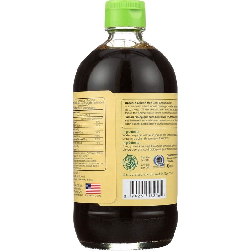 WAN JA SHAN Organic Tamari Soy Sauce, 15 FZ