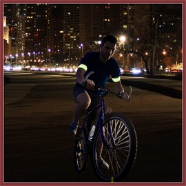 HEROFFIX 8pcs Reflective Bands for Arm Reflective Armbands High Visibility Night Cycling Riding Reflector Tape Straps Bracelet Green Replace Parts