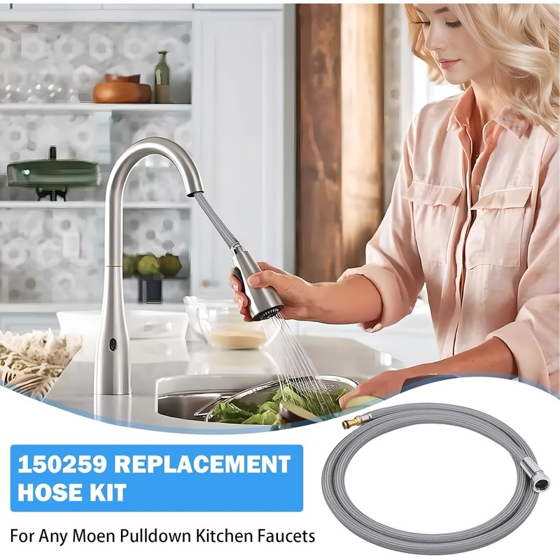 Upgraded Replacement Hose Kit for Moen Pull Down Kitchen Faucet