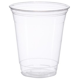 Dart SOLO TP12 12oz Clear Practical-fill Ultra Clear Squat PET Plastic Cups (Case of 1,000)