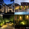 B-right Solar Spot Lights Outdoor, 8 Modes IP65 Waterproof Solar