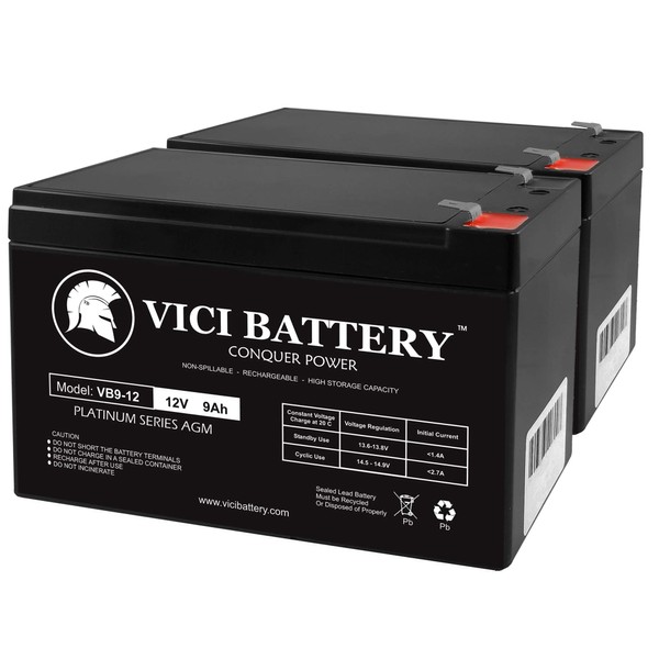 VICI Battery 12v 9AH Battery for Viking R-6 Swing Gate