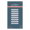 Spellbinders Fancy Sentiment Strips BetterPress Press Plate, Metal