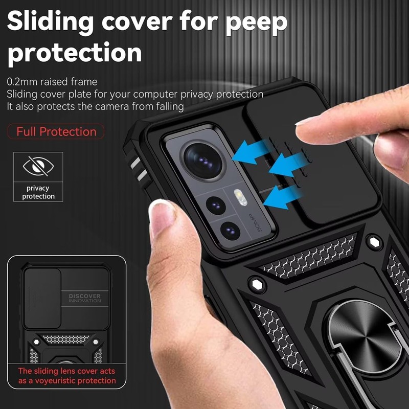 Vokuha Case for Mi 12 Pro 5G, 2201122C Case with