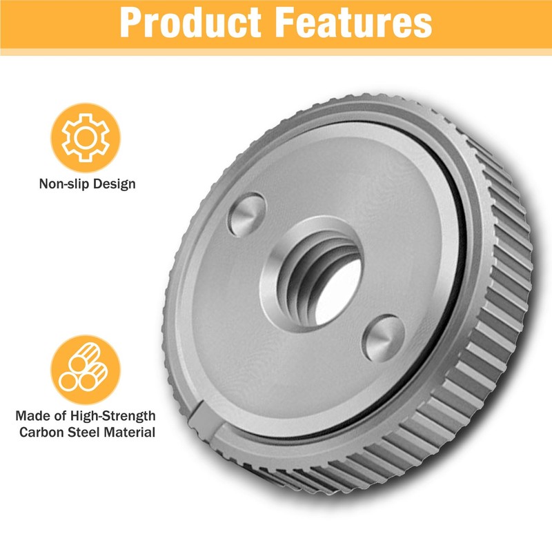 Idota Pack of 2 Quick Release Nuts for Angle Grinder