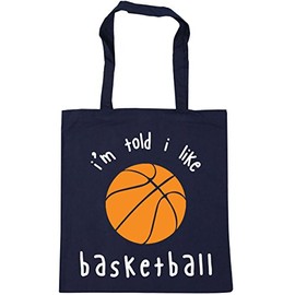 Hippowarehouse I'm Told I Like Basketball Tote Shopping Gym Beach Bag 42cm x38cm, 10 litres