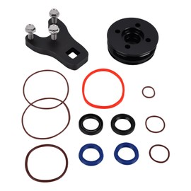 Hututimo 352932 Trim Piston Repair Seal Kit with Wrench Compatible with Evinrude Johnson E-Tec 60HO 75 90 115hp 130hp Replaces 5008985 5008773