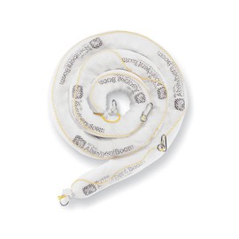 New Pig Oil Absorbent Boom | Absorb Oil & Fuel on Land or Water | 2-Gal Absorbency | 3" x 10' | White | 8 Absorbing Booms | BOM406