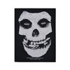 Misfits White Skull Patch Woven 10 x 13 cm