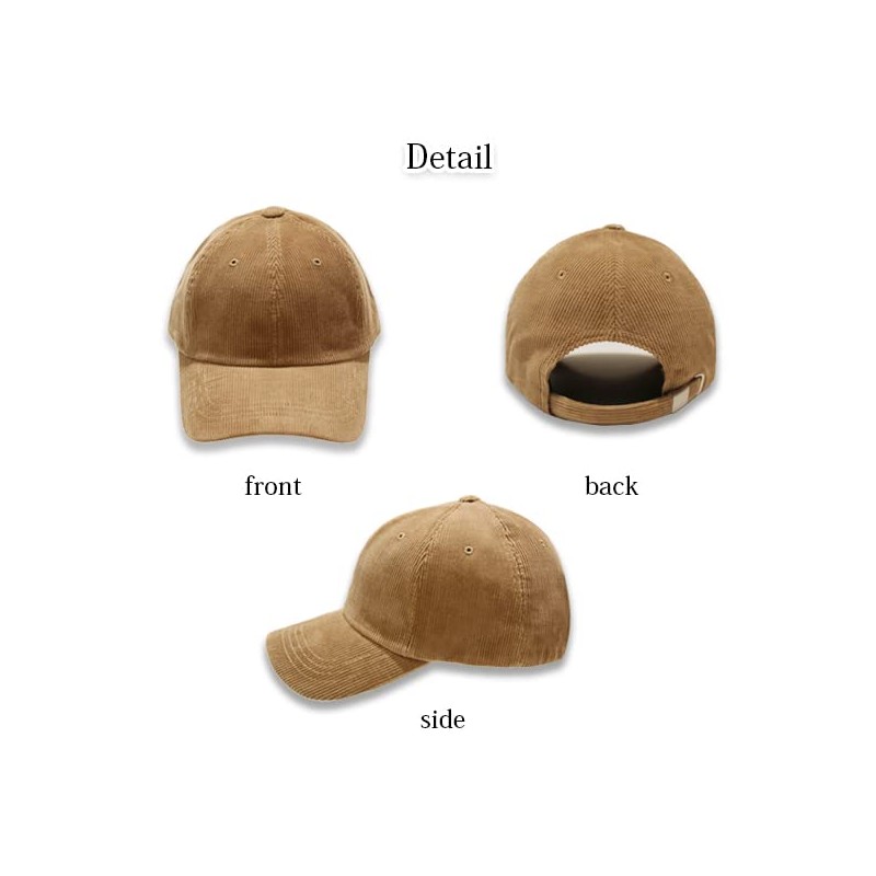 hanahana15 Corduroy Cap, Deep, Large, Large, Women's, Autumn, Men's, Unisex,