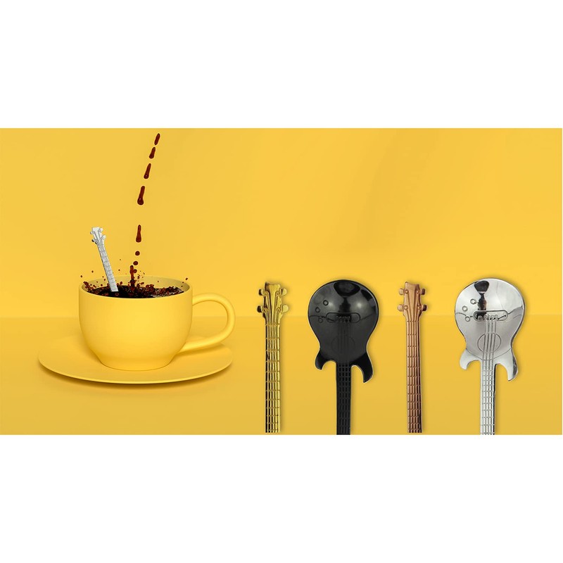 Winkee - Guitar Coffee Spoons Set of 4 - Stylish
