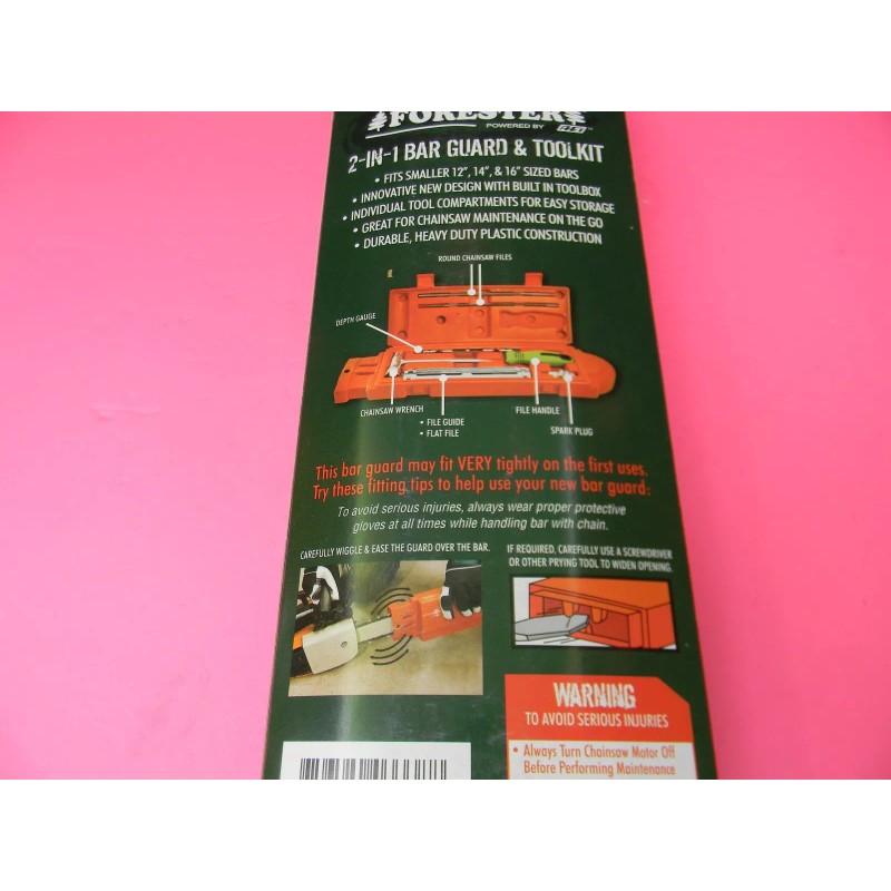 Forester CHAINSAW BAR COVER SCABBARD WITH BUILT IN TOOL KIT