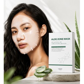 LEBON Rebon Tool Aloe Zone Sheet Mask Pack 1 box (5 sheets) Nourishing moisture soothing / 르본 공구 알로에 존 시트 마스크퍅 1박스 (5매) 영양 수분 진정