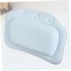 Beavorty 1pc PVC Bath Pillow for Tub Bathtub Cushion Suction