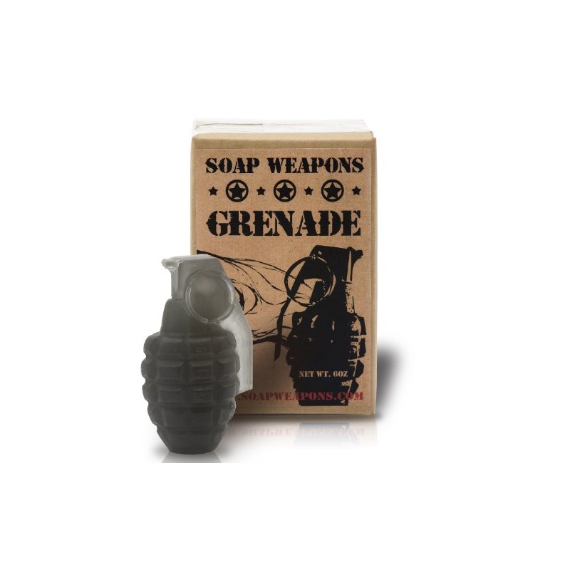 Soap Grenade - Full Size Handmade Black Soap Grenade by