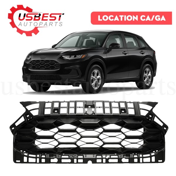 Unbranded Matte Black Front Bumper Upper Grille Honeycomb Fit 2023