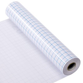 Transfer Film Plotter for Vinyl, Transfer Film Plotter with Blue Alignment Grid, Vinyl Transfer Tape for Silhouette Cameo, Cricut for Decals, Signs, Windows, Stickers 30 cm x 15 m