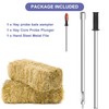 Hay Probe Bale Sampler, 26 inch Stainless Steel Hay and