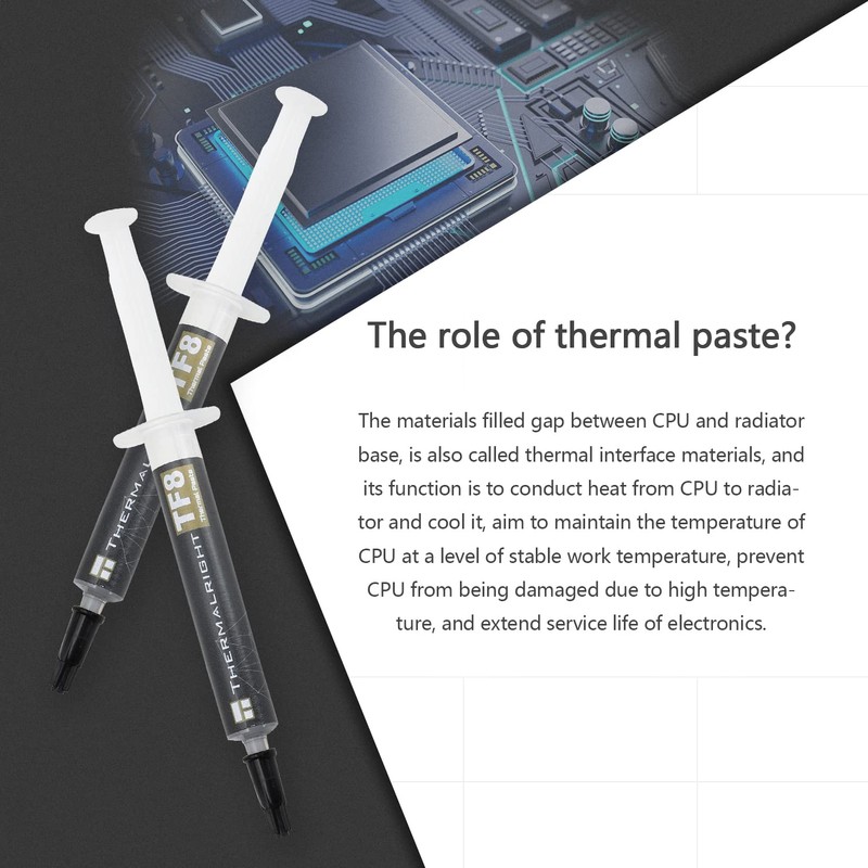 Thermalright TF8 5.8g High Performance Thermal Paste 13.8W/m.k, Thermal Grease