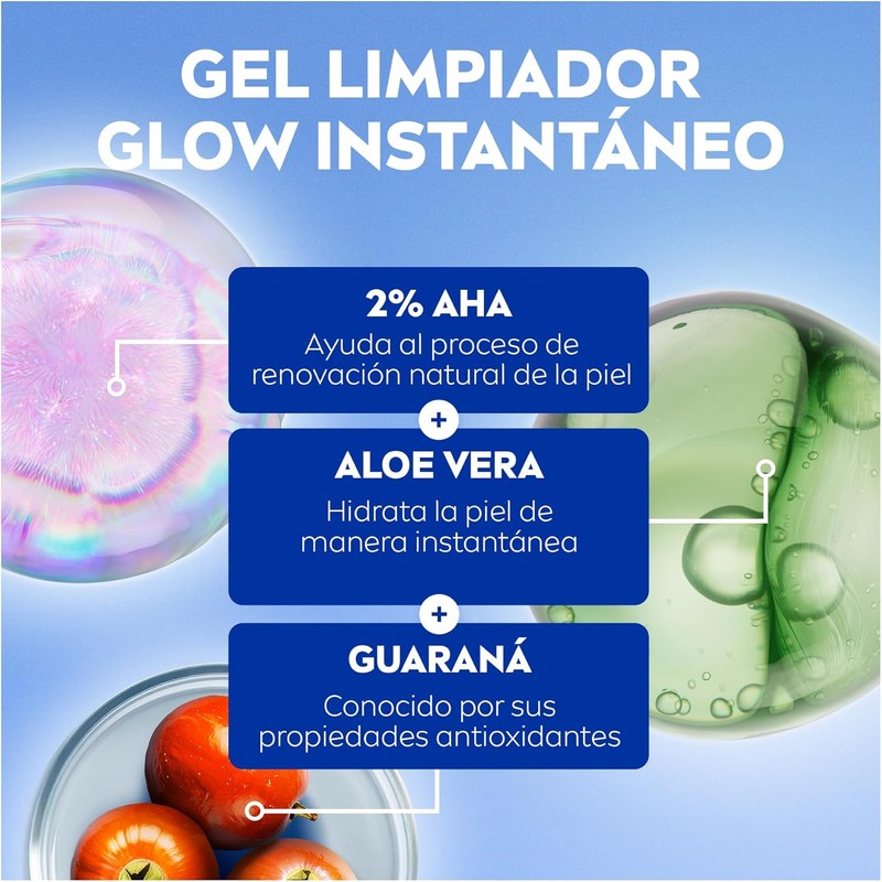 NIVEA Gel Limpiador Luminous 630 Skin Glow 150ml