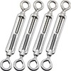 fogman Turnbuckle Stainless Steel Wire Hook Fixing Hardware Wire Rope