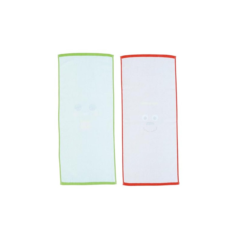 Marushin 5105004700 Face Towels, Set of 2, Gachapin Mook, Character,